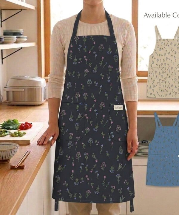 Ink, Oat & Clay Bib Apron