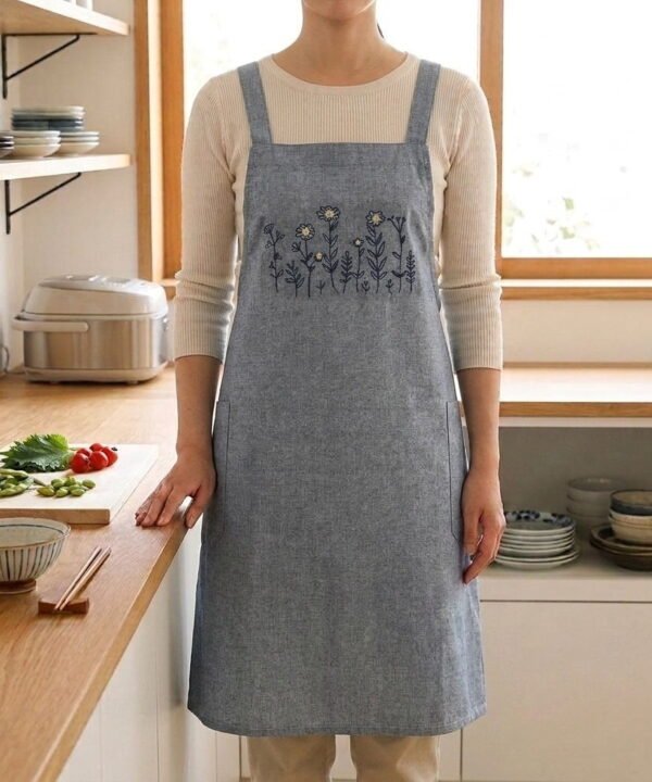 Clay, Ink & Oat Pinafore Apron 023