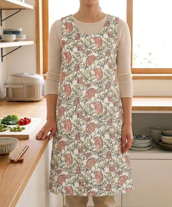 Oat, Clay & Sandstone Pinafore Apron 041