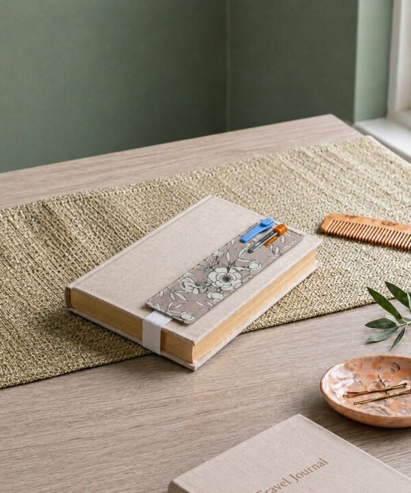 Oat, Turmeric & Terracotta Pen Case 005