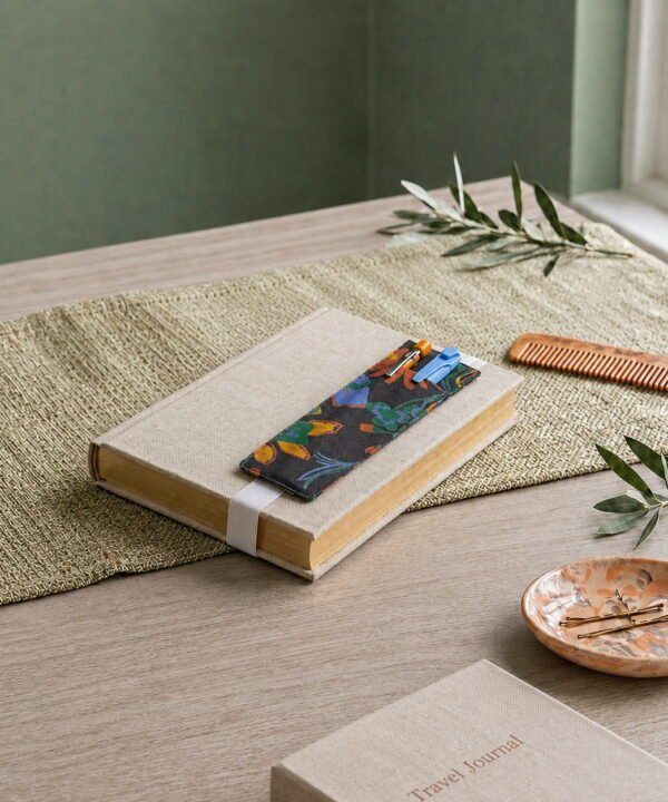 Oat, Turmeric & Terracotta Pen Case 007
