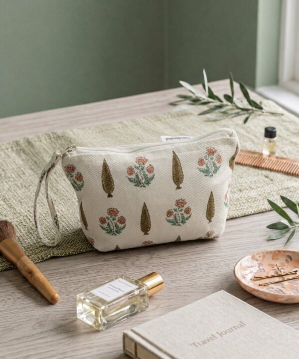 Sandstone & Chalk Boxy Pouch