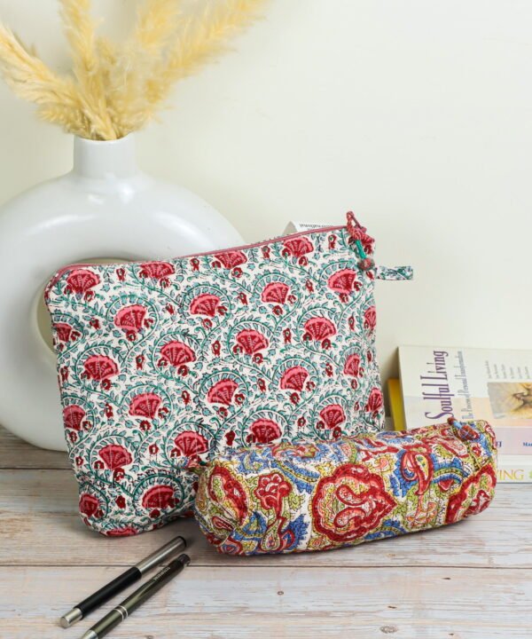 Chalk & Vermilion Flat Pouch